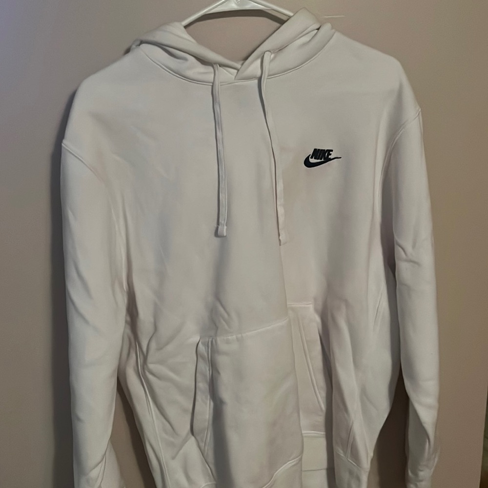 White Nike hoodie